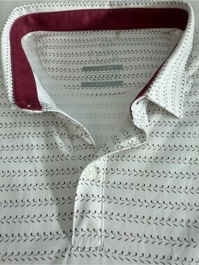 Men's Swannies Co Golf Polo Shirt Size XL Grand Bear Logo Off White Print